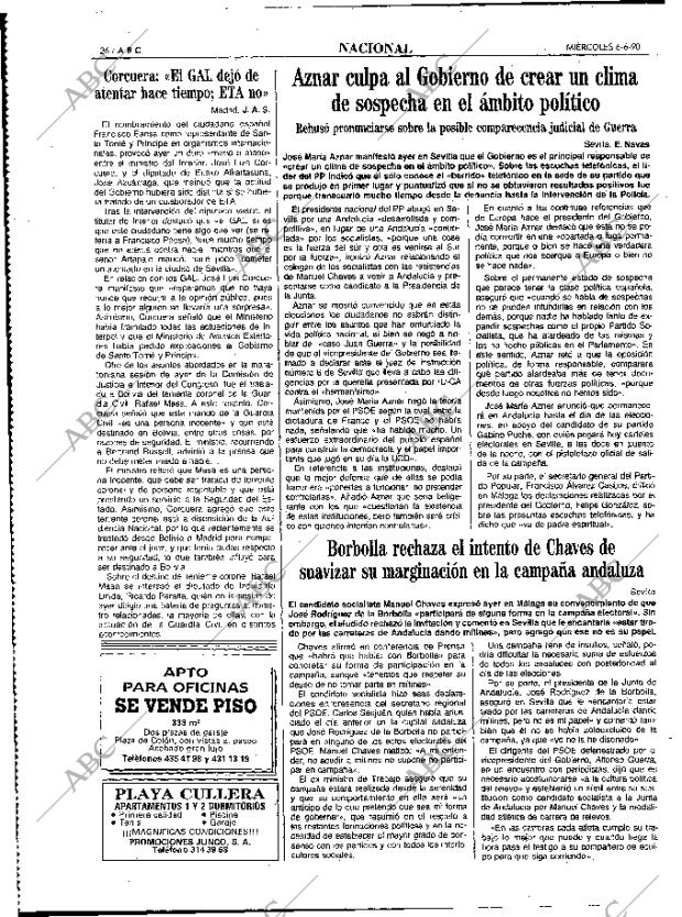 ABC MADRID 06-06-1990 página 26