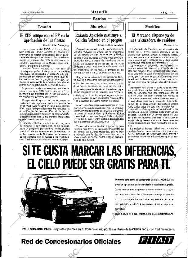 ABC MADRID 06-06-1990 página 45