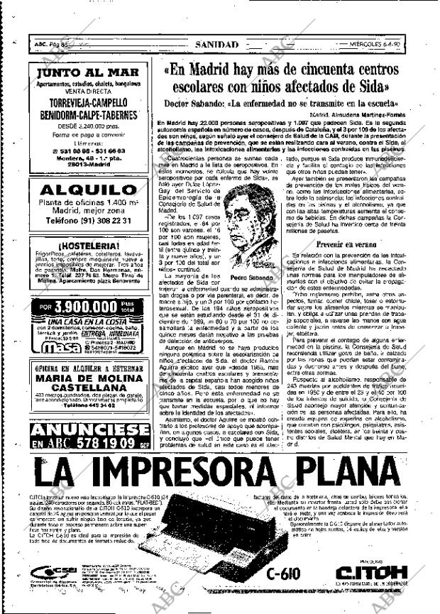 ABC MADRID 06-06-1990 página 88