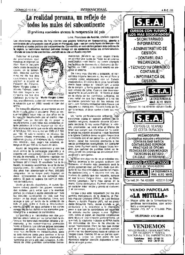 ABC SEVILLA 10-06-1990 página 29