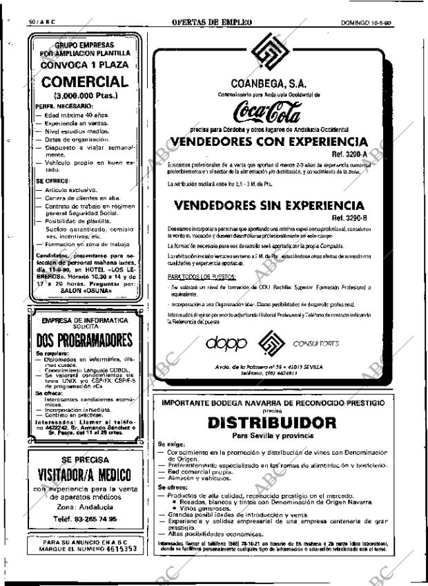 ABC SEVILLA 10-06-1990 página 90