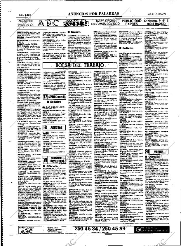 ABC MADRID 12-06-1990 página 140
