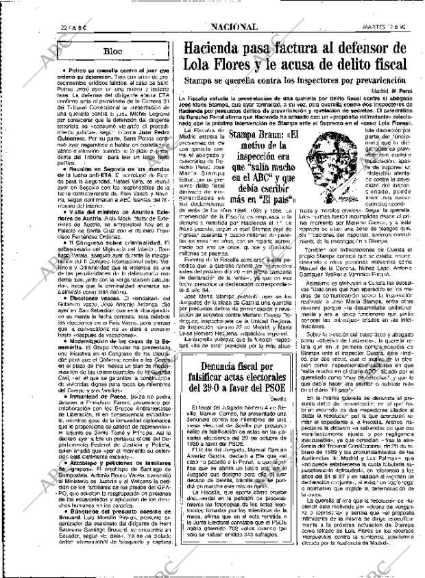 ABC MADRID 12-06-1990 página 22