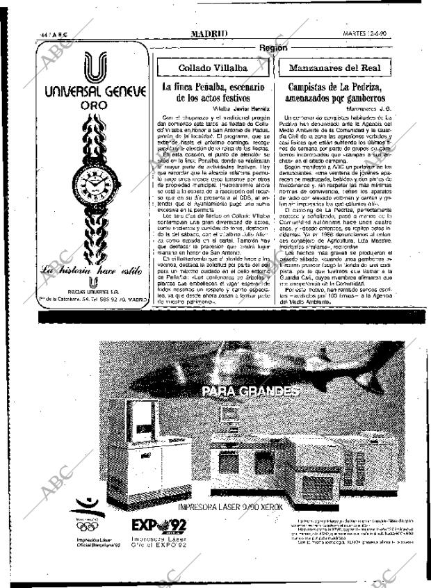ABC MADRID 12-06-1990 página 44