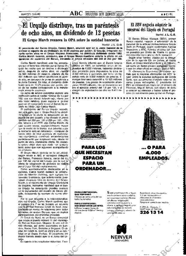 ABC MADRID 12-06-1990 página 91