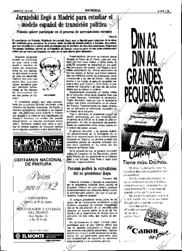 ABC SEVILLA 12-06-1990 página 19