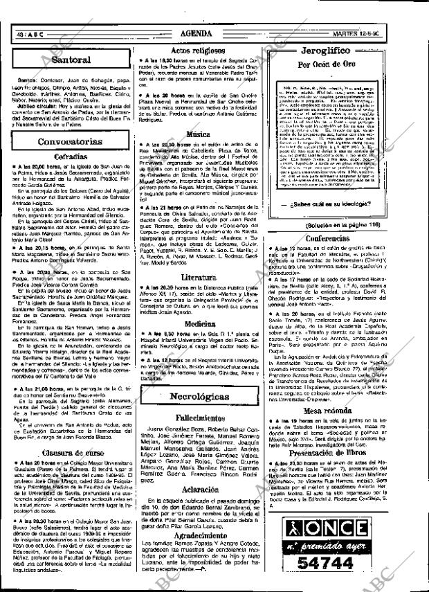 ABC SEVILLA 12-06-1990 página 48