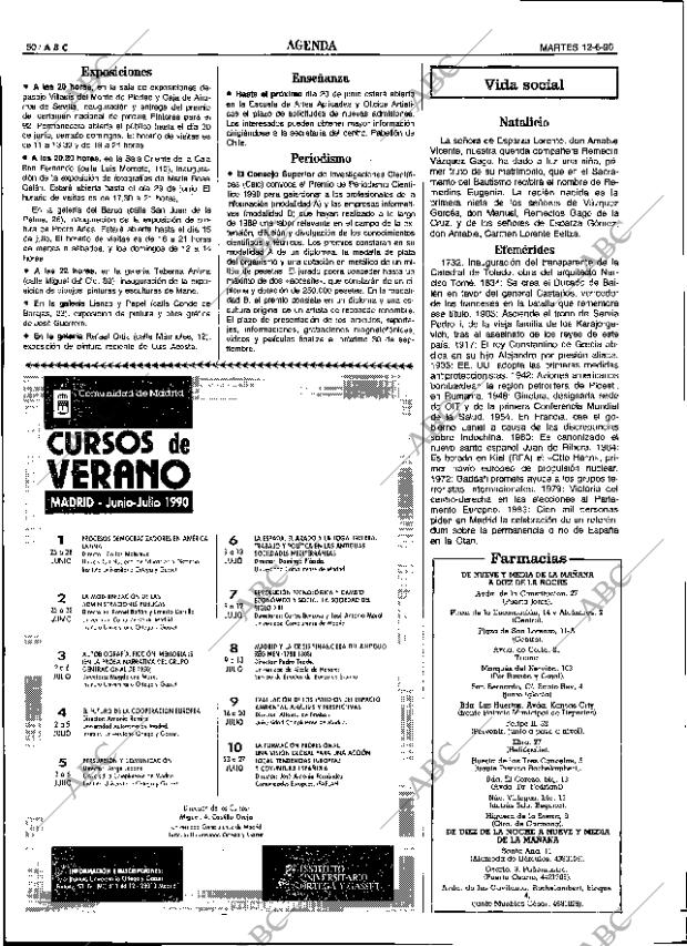 ABC SEVILLA 12-06-1990 página 50