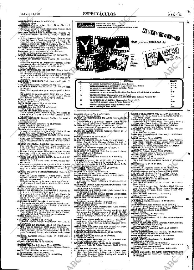ABC MADRID 14-06-1990 página 113