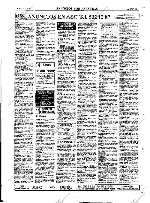 ABC MADRID 14-06-1990 página 135