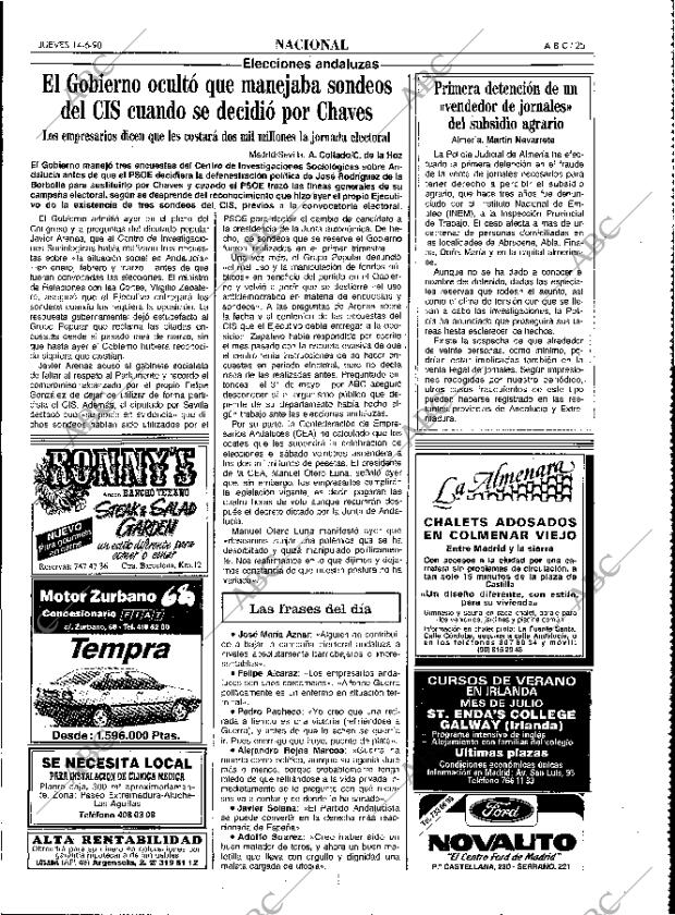 ABC MADRID 14-06-1990 página 25