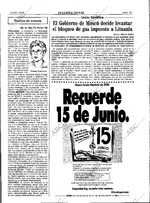 ABC MADRID 14-06-1990 página 35