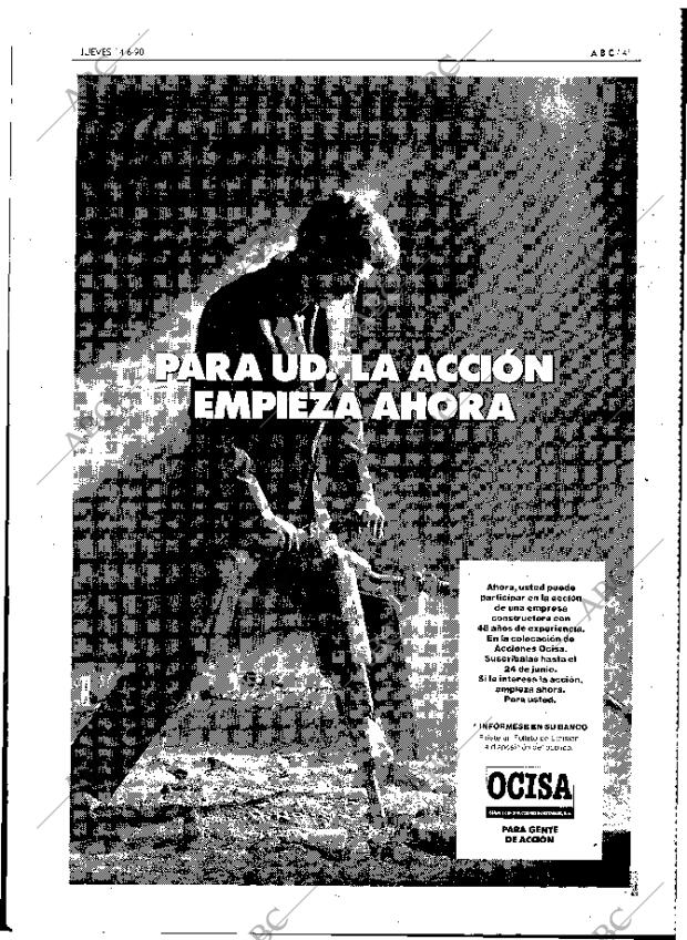 ABC MADRID 14-06-1990 página 41