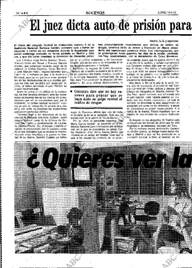 ABC MADRID 14-06-1990 página 58