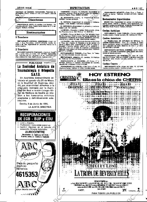 ABC SEVILLA 14-06-1990 página 115