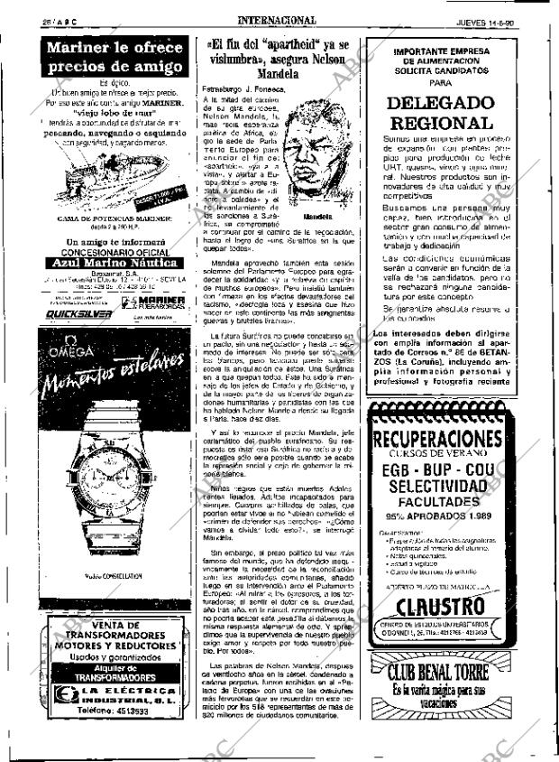 ABC SEVILLA 14-06-1990 página 28