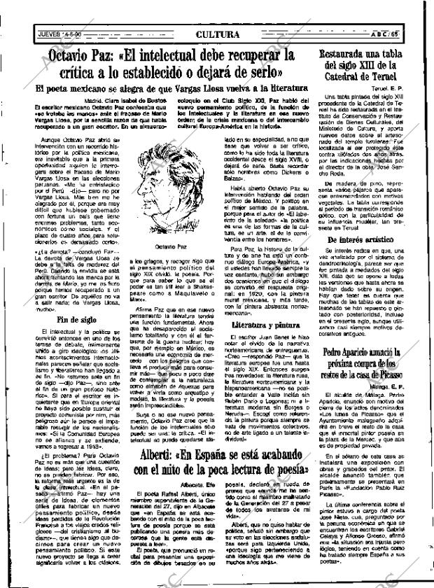 ABC SEVILLA 14-06-1990 página 73