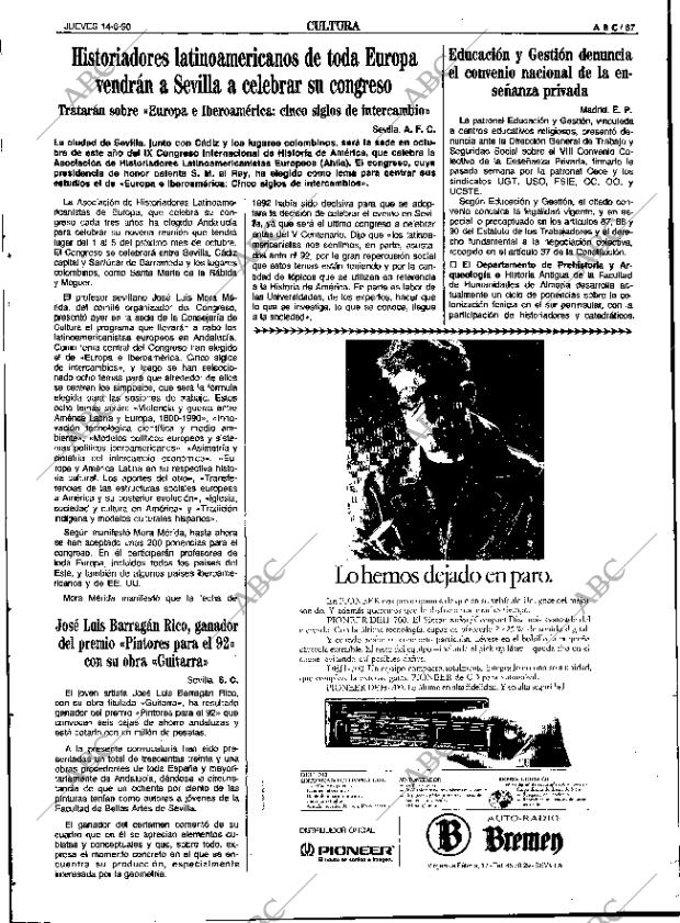 ABC SEVILLA 14-06-1990 página 75