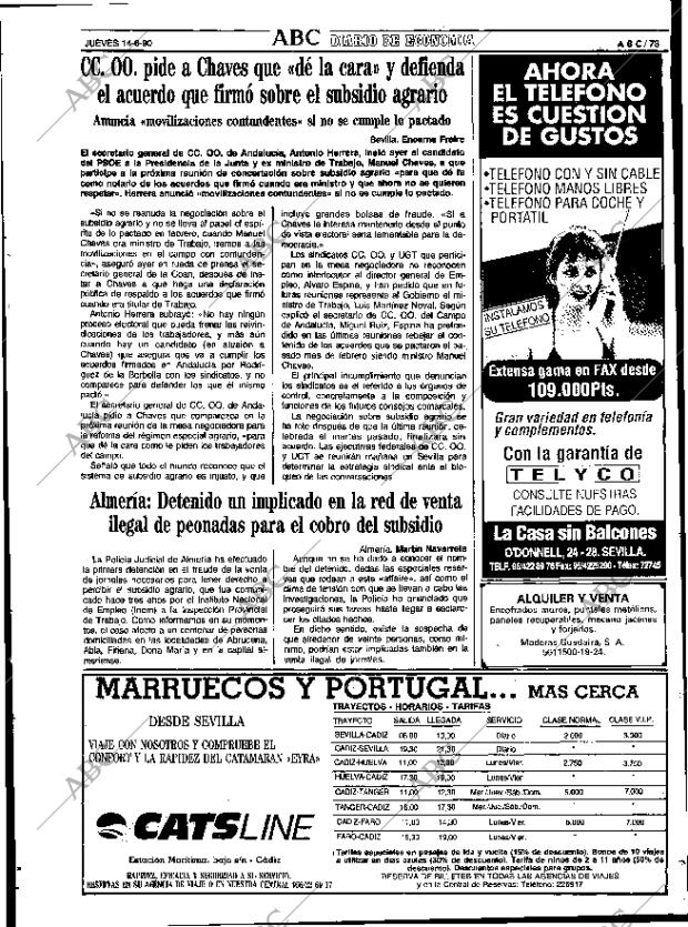 ABC SEVILLA 14-06-1990 página 81