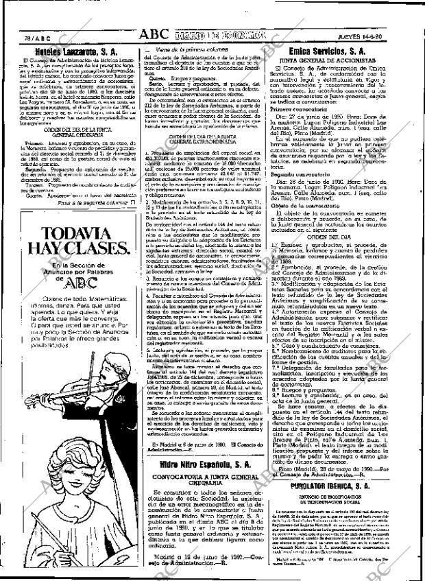 ABC SEVILLA 14-06-1990 página 86