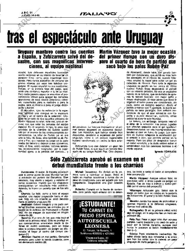 ABC SEVILLA 14-06-1990 página 99