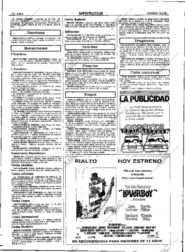 ABC SEVILLA 15-06-1990 página 110