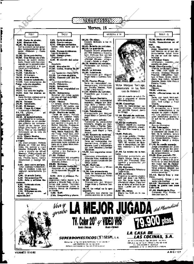 ABC SEVILLA 15-06-1990 página 127