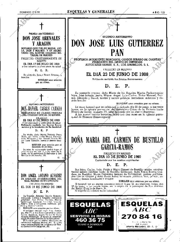 ABC MADRID 17-06-1990 página 123