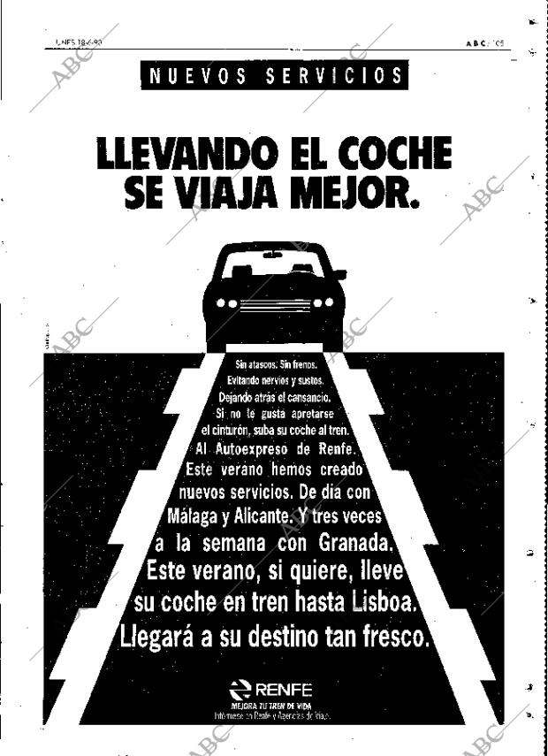 ABC MADRID 18-06-1990 página 105