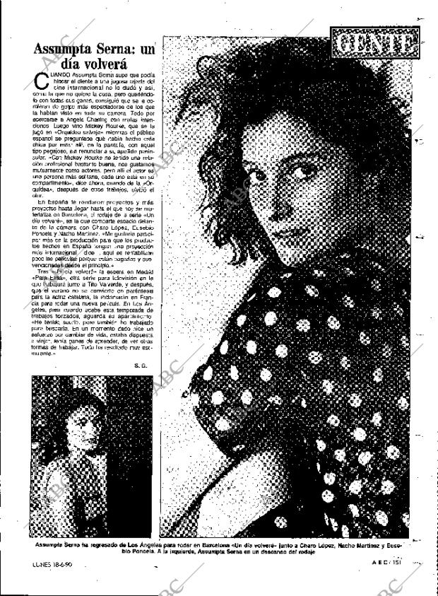 ABC MADRID 18-06-1990 página 151