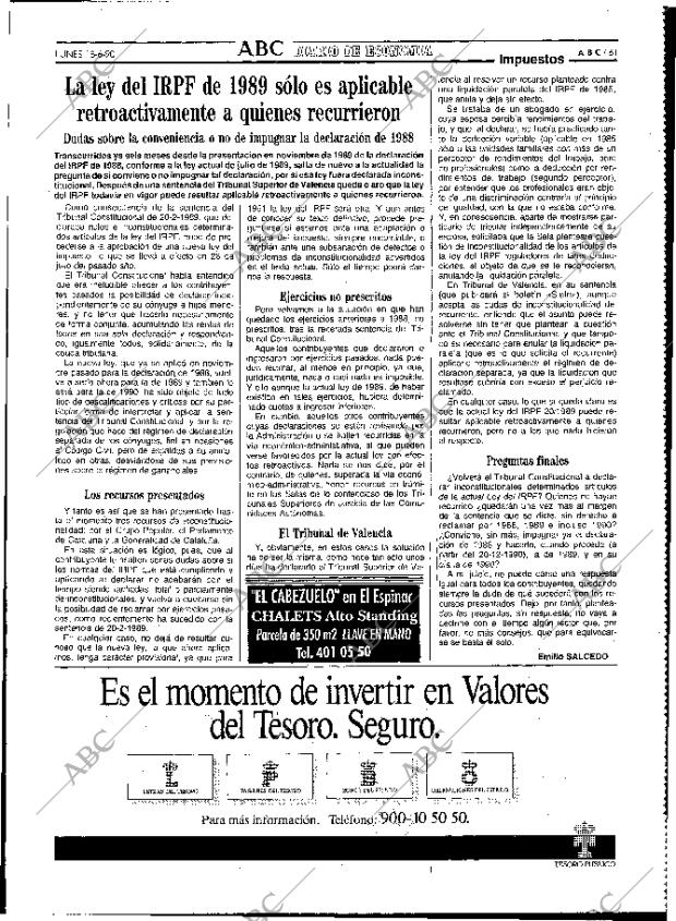 ABC MADRID 18-06-1990 página 61