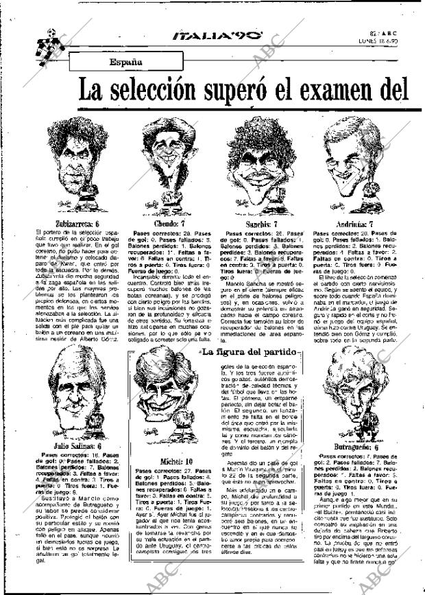 ABC MADRID 18-06-1990 página 82