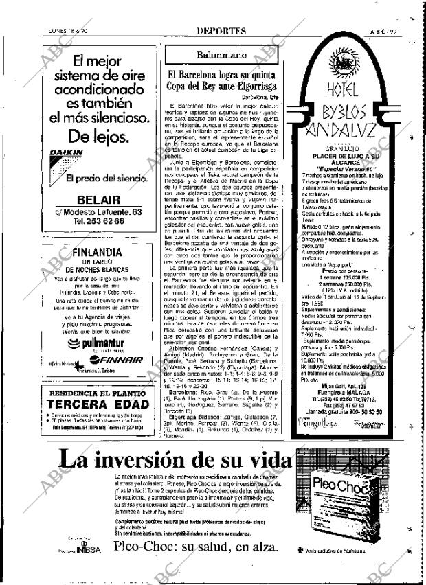 ABC MADRID 18-06-1990 página 99