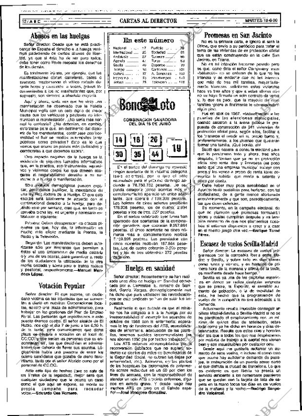 ABC SEVILLA 19-06-1990 página 12