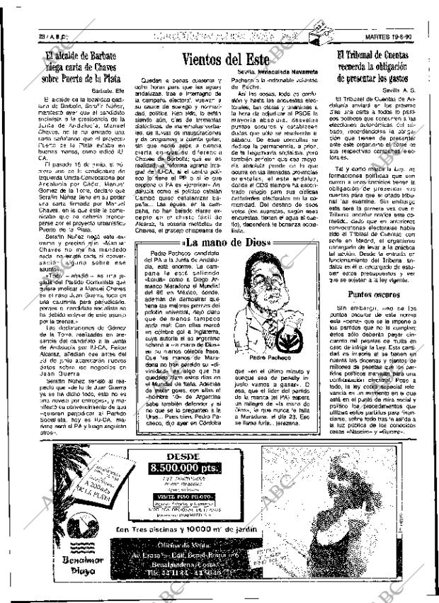 ABC SEVILLA 19-06-1990 página 28