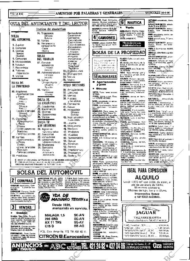 ABC SEVILLA 20-06-1990 página 110