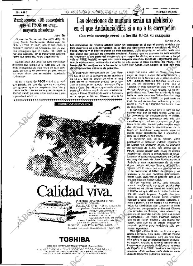 ABC SEVILLA 22-06-1990 página 38