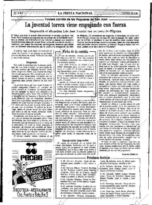ABC SEVILLA 22-06-1990 página 84