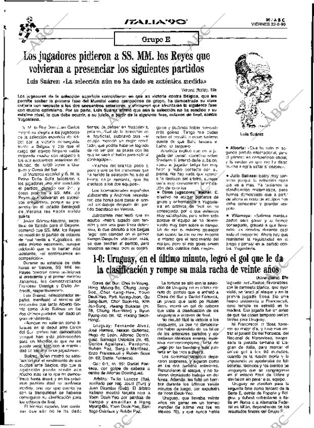 ABC SEVILLA 22-06-1990 página 96