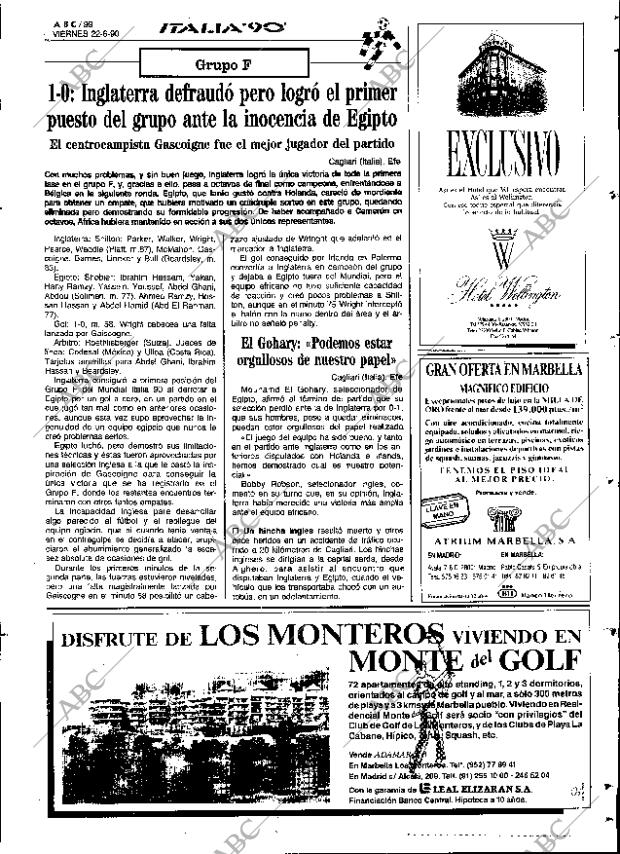 ABC SEVILLA 22-06-1990 página 99