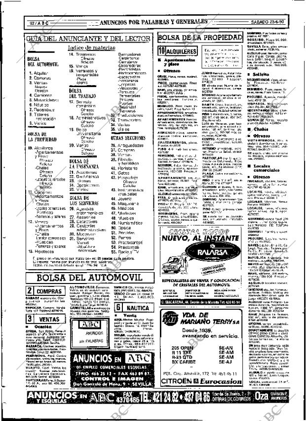 ABC SEVILLA 23-06-1990 página 104