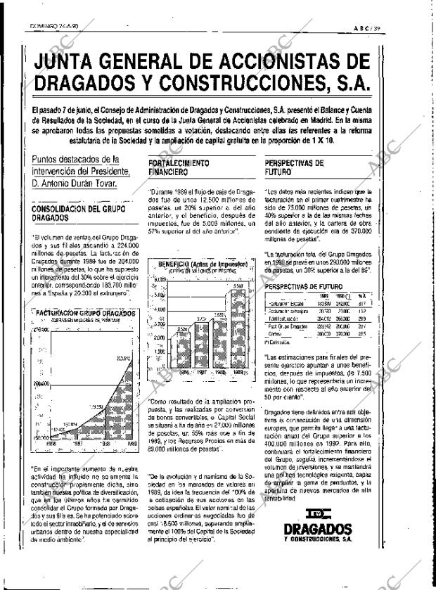 ABC MADRID 24-06-1990 página 39