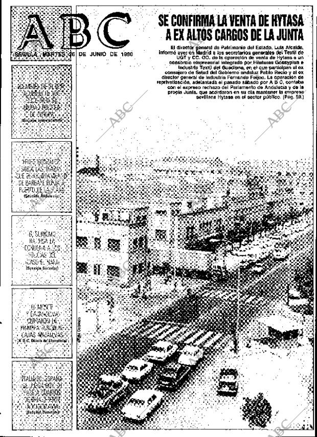 ABC SEVILLA 26-06-1990 página 1