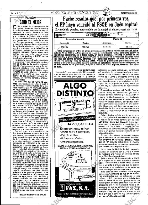 ABC SEVILLA 26-06-1990 página 24