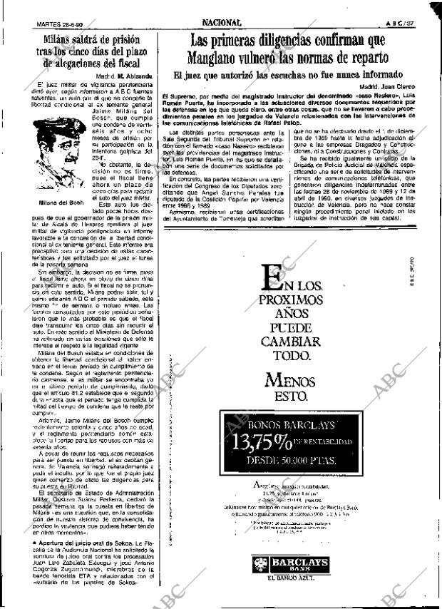 ABC SEVILLA 26-06-1990 página 37