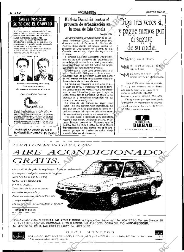 ABC SEVILLA 26-06-1990 página 44