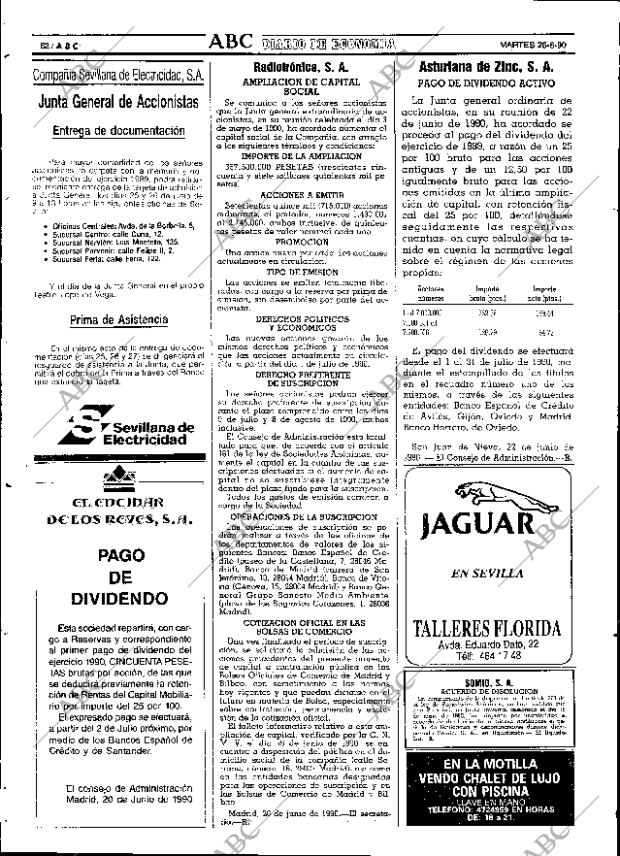 ABC SEVILLA 26-06-1990 página 62