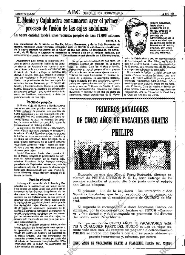 ABC SEVILLA 26-06-1990 página 69