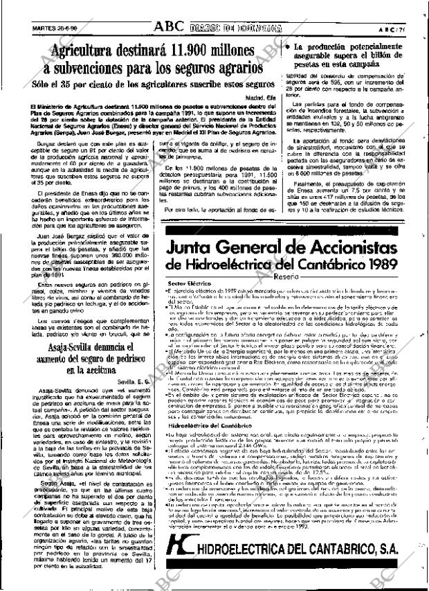 ABC SEVILLA 26-06-1990 página 71
