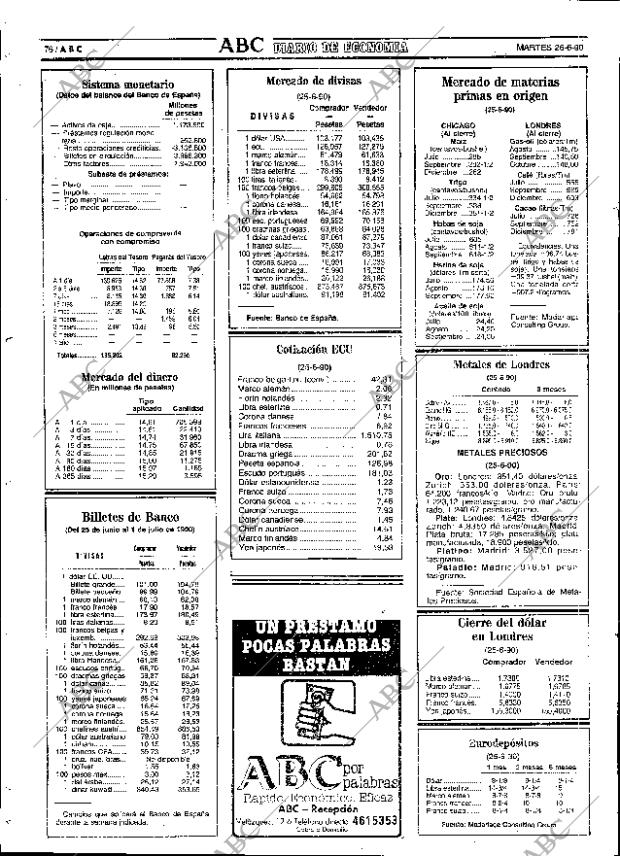ABC SEVILLA 26-06-1990 página 76